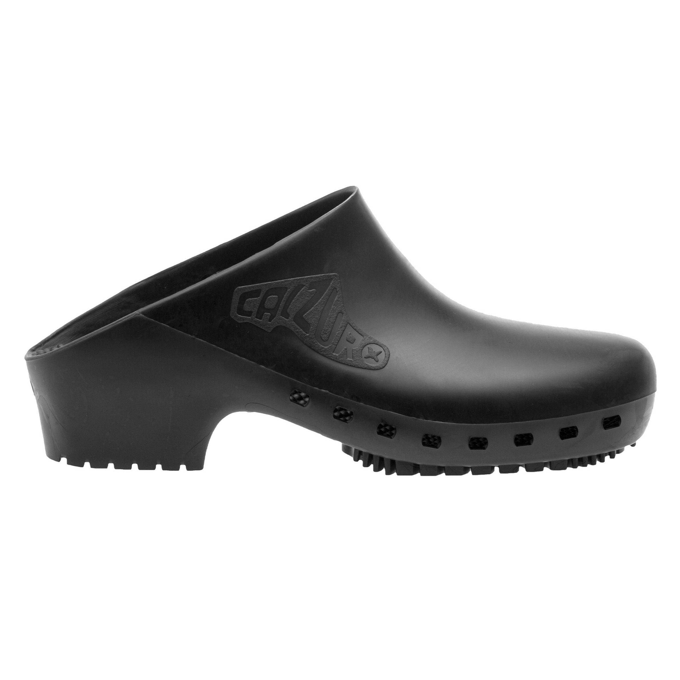 Classic Black Clogs Autoclavable Slip-Resistant Footwear Calzuro
