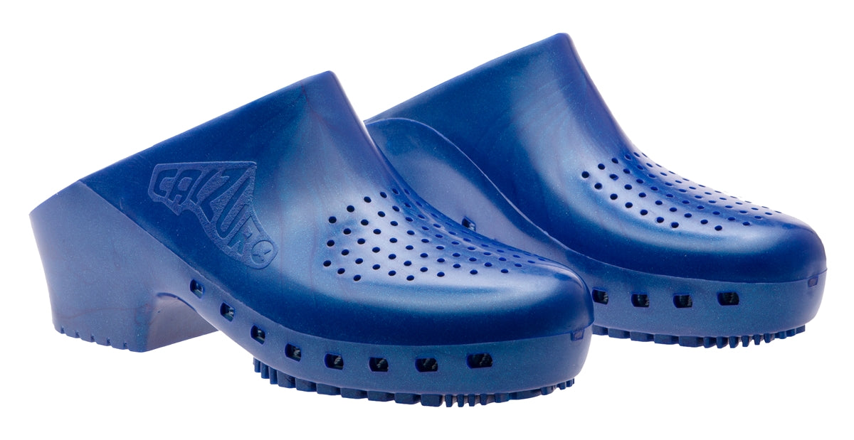 Calzuro Classic With Holes Metallic Blue