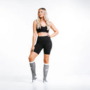 Heather Slate Compression Sock