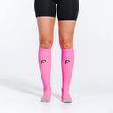 Neon Pink Compression Sock
