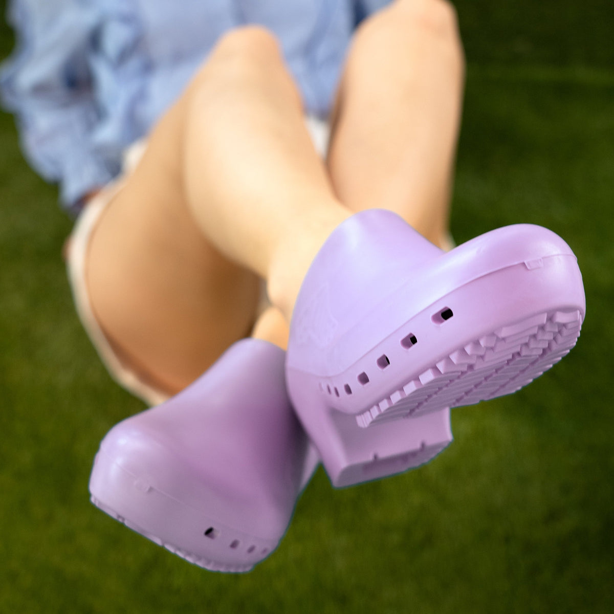 Classic Calzuro Clog Lavender Professional Footwear Calzuro