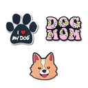Dog Lover Heel Strap Charm 3 Pack