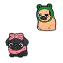 Dog Lover Heel Strap Charm 2 Pack