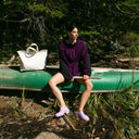 Calzuro Lavender Clog with Holes for outdoor 