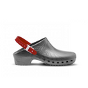 Calzuro Classic Red & Metallic Grey