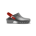 Calzuro Classic Red & Metallic Grey