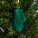 Calzuro clog Green gift ornament for Christmas tree and stocking stuffers under $5