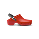 Calzuro Classic Red & Metallic Grey