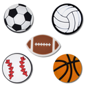 Sports Heel Strap Charm 5 Pack