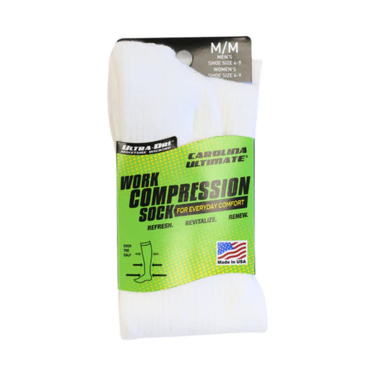 White Compression Sock