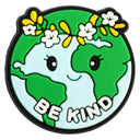 Be Kind Earth Heel Strap Charm