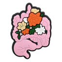Floral Gastrointestinal Heel Strap Charm