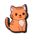 Orange Cat Heel Strap Charm