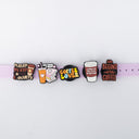 Coffee Lover Heel Strap Charm 5 Pack