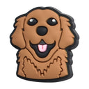 Brown Dog Heel Strap Charm