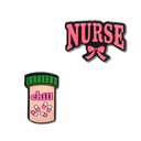 Pink Nurse Heel Strap Charm 2 Pack
