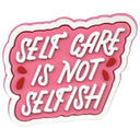 Self Care Is Not Selfish Heel Strap Charm