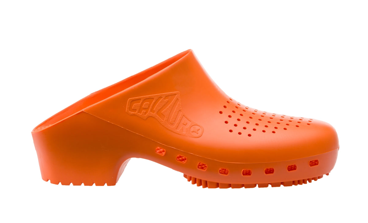 Orange Clog Shoes | Calzuro Classic Clogs with Holes | Calzuro